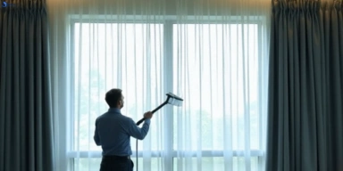 Commercial curtain stain removal service seville-vic hotels offices restaurants